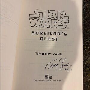 Star Wars Survivor's Quest Book - Black and White